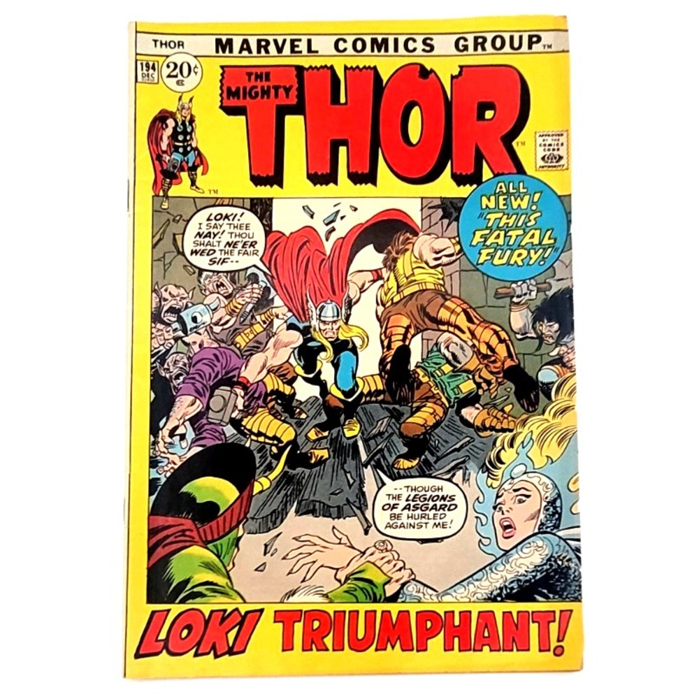 THOR #194 (1971) /VF-/ LOKI APPEARANCE BRONZE AGE MARVEL